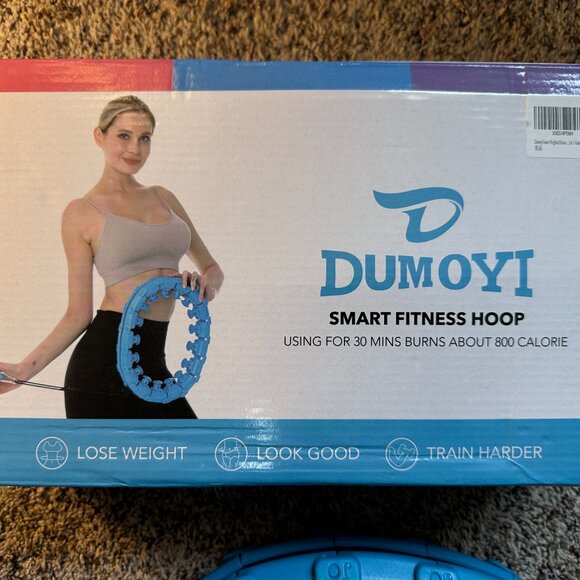Dumoyi Smart Fitness Hoop - Blue - Lightly Used, Original Packaging - Picture 6 of 10